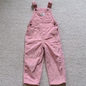 Oshkosh B'gosh Corduroy Overalls Girls 3T